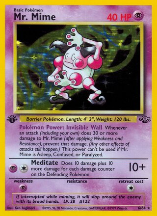 Mr. Mime 6/64 from Jungle