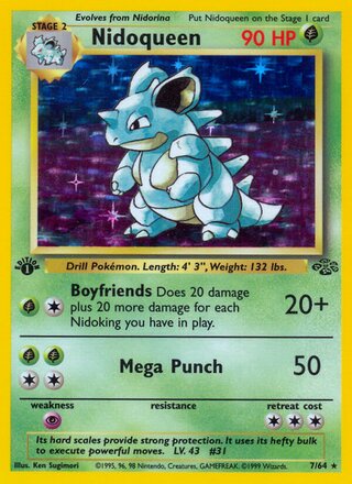 Nidoqueen 7/64 from Jungle