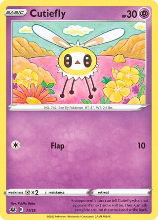 Cutiefly 11/15 from McDonald's Match Battle 2022