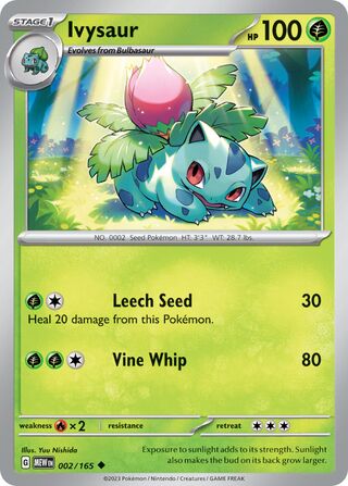 Ivysaur 2/207 from Scarlet & Violet 151