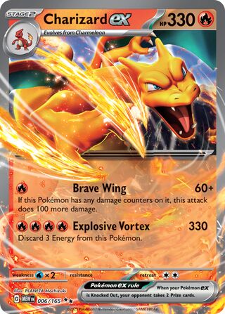Charizard ex 6/207 from Scarlet & Violet 151