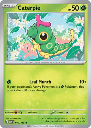 Caterpie 10/207 from Scarlet & Violet 151