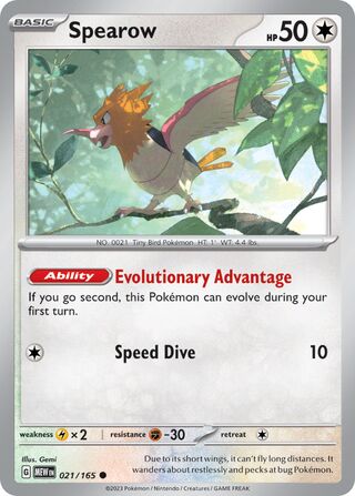 Spearow 21/207 from Scarlet & Violet 151