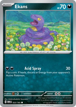 Ekans 23/207 from Scarlet & Violet 151