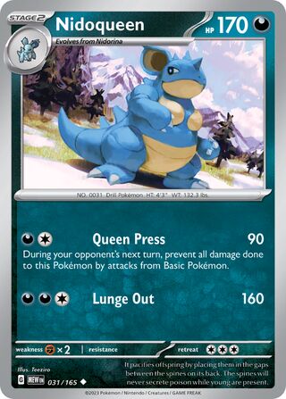 Nidoqueen 31/207 from Scarlet & Violet 151