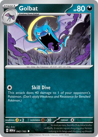 Golbat 42/207 from Scarlet & Violet 151
