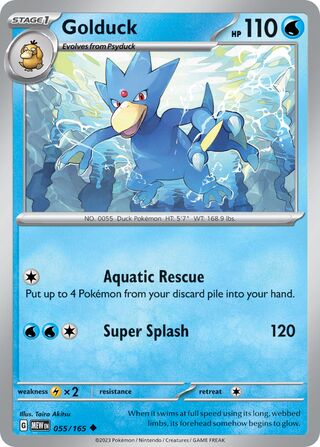 Golduck 55/207 from Scarlet & Violet 151