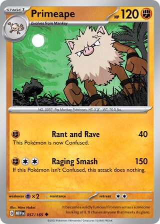 Primeape 57/207 from Scarlet & Violet 151