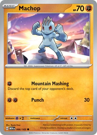 Machop 66/207 from Scarlet & Violet 151