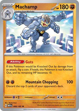 Machamp 68/207 from Scarlet & Violet 151