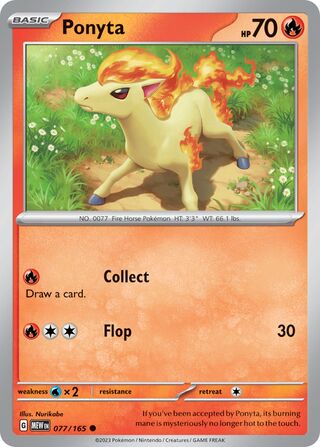 Ponyta 77/207 from Scarlet & Violet 151
