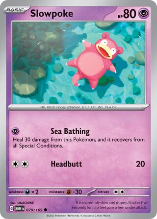 Slowpoke 79/207 from Scarlet & Violet 151