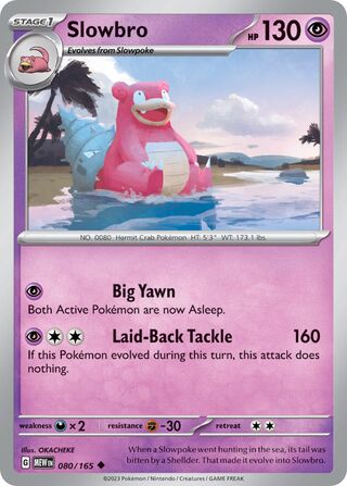 Slowbro 80/207 from Scarlet & Violet 151