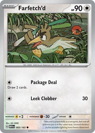 Farfetch'd 83/207 from Scarlet & Violet 151