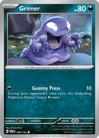 Grimer 88/207 from Scarlet & Violet 151