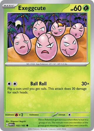 Exeggcute 102/207 from Scarlet & Violet 151