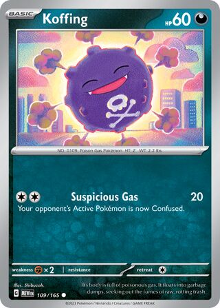 Koffing 109/207 from Scarlet & Violet 151