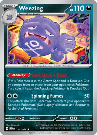 Weezing 110/207 from Scarlet & Violet 151