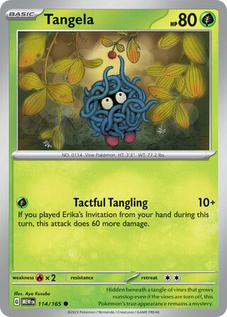 Tangela 114/207 from Scarlet & Violet 151