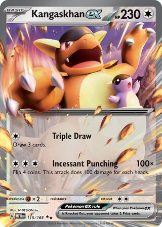 Kangaskhan ex 115/207 from Scarlet & Violet 151