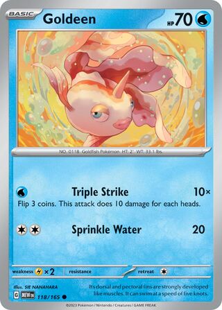 Goldeen 118/207 from Scarlet & Violet 151