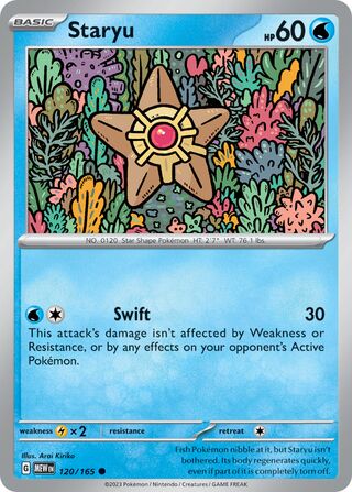 Staryu 120/207 from Scarlet & Violet 151