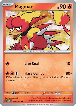 Magmar 126/207 from Scarlet & Violet 151