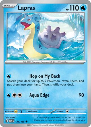 Lapras 131/207 from Scarlet & Violet 151
