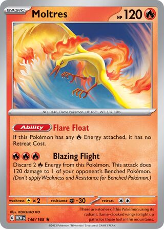 Moltres 146/207 from Scarlet & Violet 151