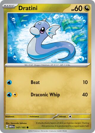 Dratini 147/207 from Scarlet & Violet 151