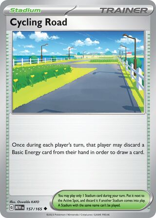 Cycling Road 157/207 from Scarlet & Violet 151