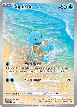 Squirtle 170/207 from Scarlet & Violet 151