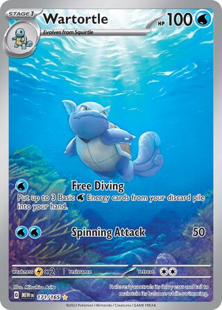 Wartortle 171/207 from Scarlet & Violet 151
