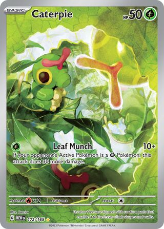 Caterpie 172/207 from Scarlet & Violet 151