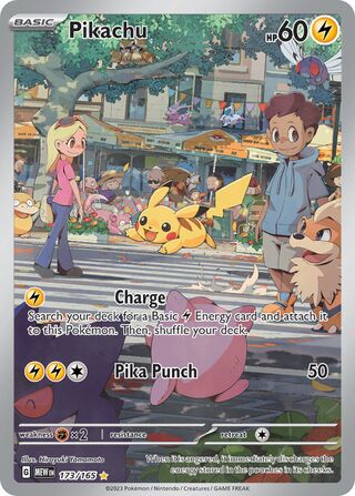 Pikachu 173/207 from Scarlet & Violet 151