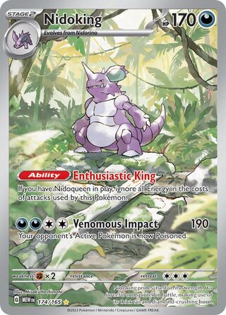 Nidoking 174/207 from Scarlet & Violet 151