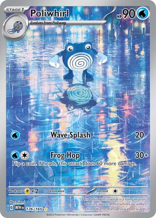 Poliwhirl 176/207 from Scarlet & Violet 151