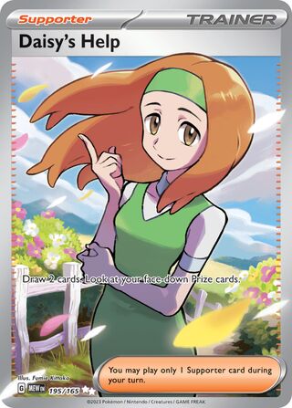 Daisy's Help 195/207 from Scarlet & Violet 151