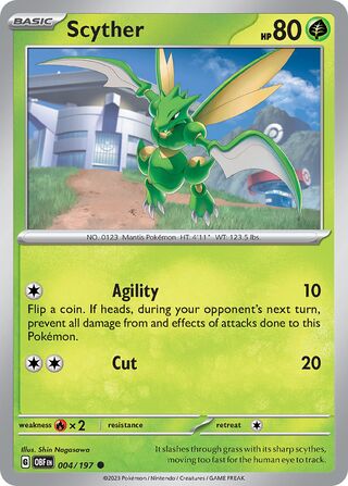 Scyther 4/230 from Obsidian Flames