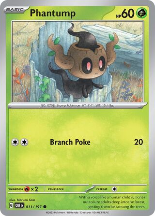Phantump 11/230 from Obsidian Flames