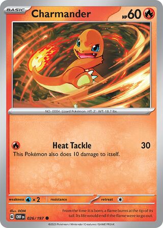 Charmander 26/230 from Obsidian Flames