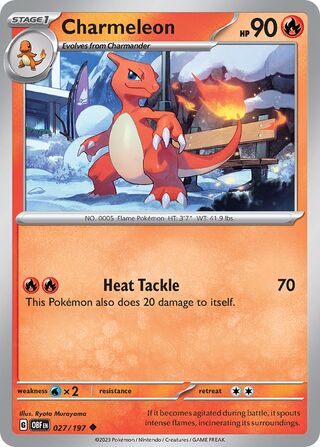 Charmeleon 27/230 from Obsidian Flames