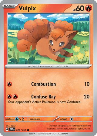 Vulpix 28/230 from Obsidian Flames