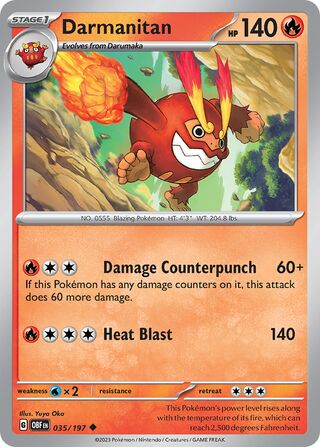 Darmanitan 35/230 from Obsidian Flames