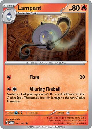 Lampent 37/230 from Obsidian Flames