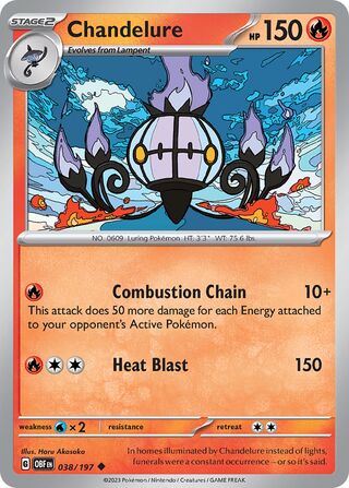 Chandelure 38/230 from Obsidian Flames
