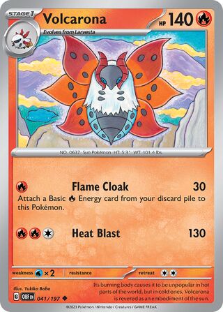 Volcarona 41/230 from Obsidian Flames