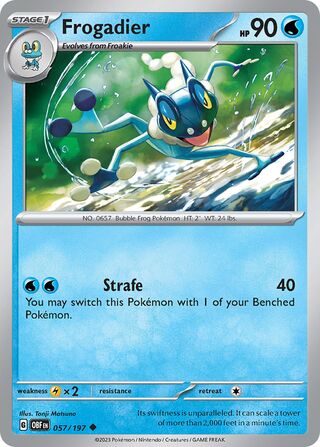 Frogadier 57/230 from Obsidian Flames