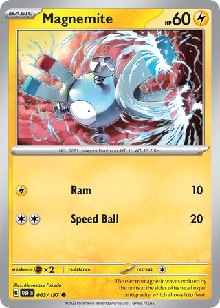 Magnemite 63/230 from Obsidian Flames