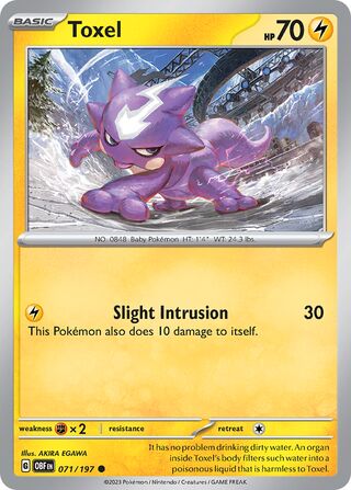 Toxel 71/230 from Obsidian Flames